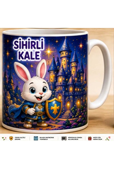 Rana İkra Art Magic Castle Rabbit Mug