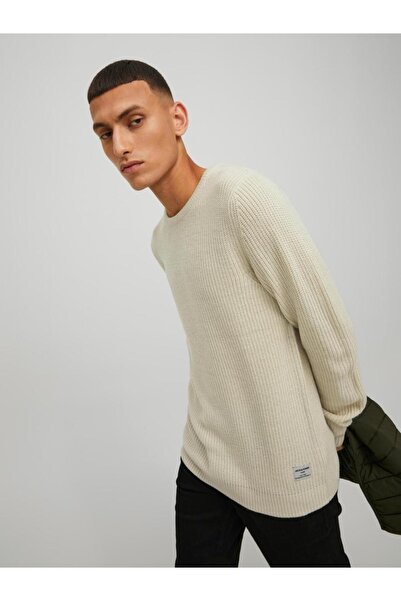 Jack & Jones Πουλόβερ "Crew neck" μπεζ
