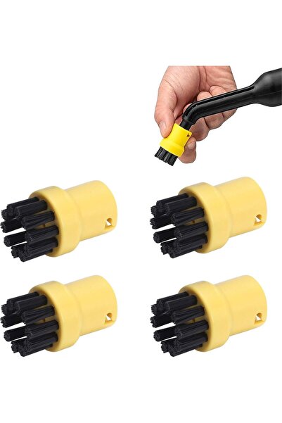 STARSTAR 4-Pack Replacement Steam Cleaner Brush Heads for Kärcher SC Series (...