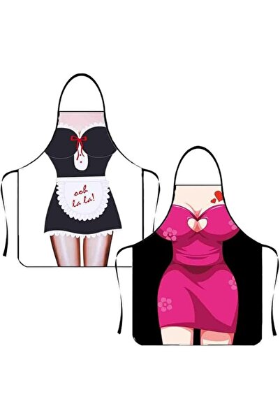 STARSTAR Two-piece set, unisex fun aprons, BBQ aprons, quirky Christmas party...
