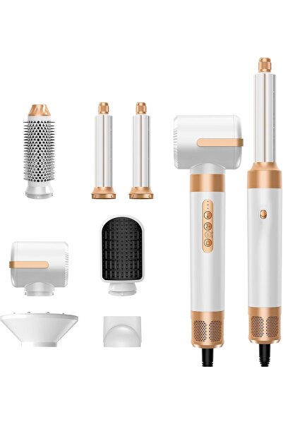 STARSTAR 7-in-1 hair dryer brush, curling brush with accessories, spiral curl...