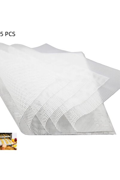 STARSTAR 5-Pack White Square Silicone Dehydrator Mats, Nonstick Reusable 35 x...