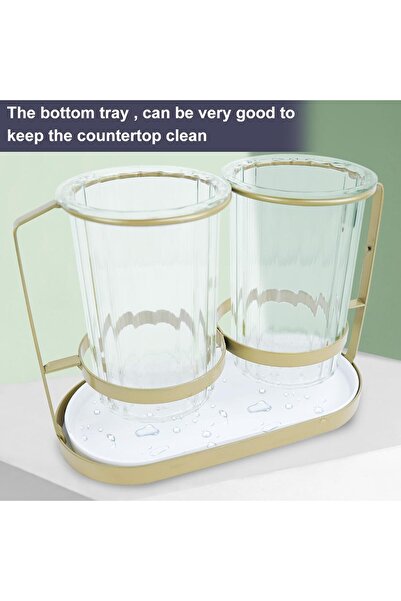 STARSTAR Bathroom trash can - toothbrush cup - toothbrush holder - non-slip b...