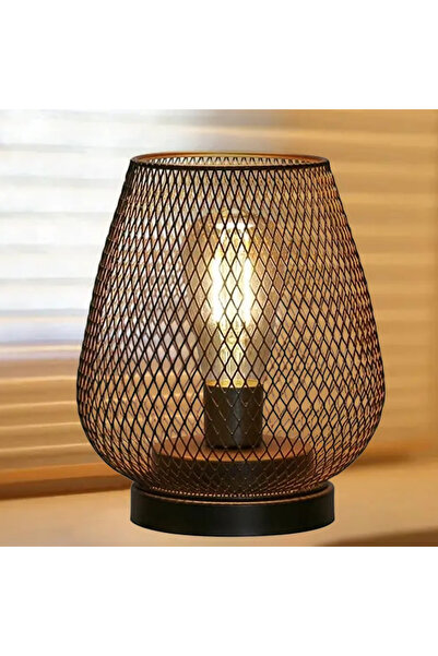 STARSTAR Bedside Lamp, LED Table Lamp, Metal Mesh Table Lamp with Warm White ...