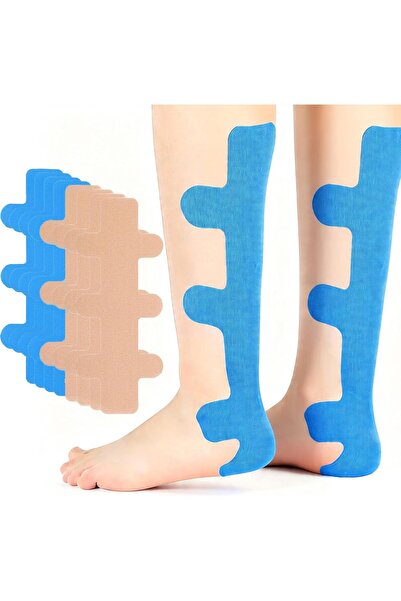 STARSTAR 8-Pack Pre-Cut Kinesiology Tape for Achilles Tendon & Heel Support (...