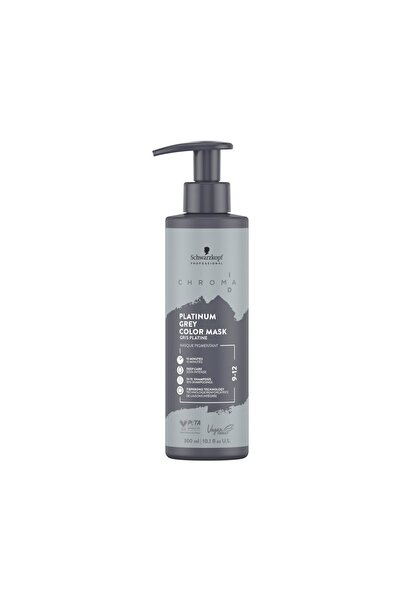 schwarzkopf professional ChromaID Πλατινένιο Γκρι 9-12 Μάσκα Χρώματος (300ml)