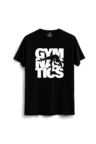 hakuof Gymnastics Printed Cotton T-Shirt Gymnastics Gymnastic Training Training