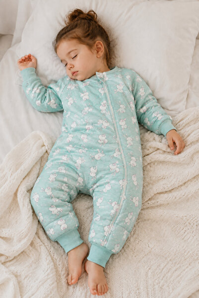 Babyhola كيس نوم شتوي للأطفال مبطن بالقطن 2.5 TOG مملوء بالألياف السميكة للجن...