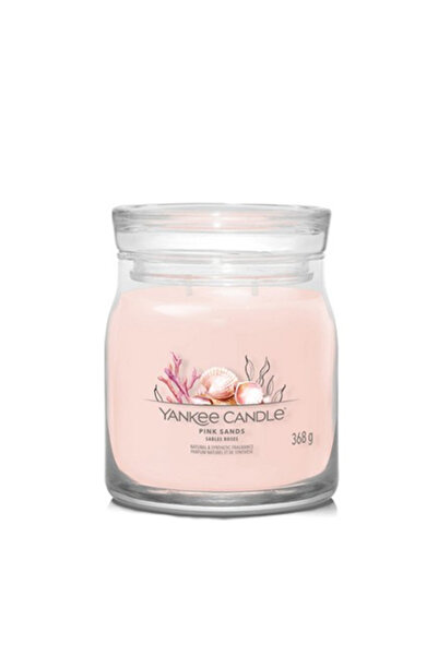 Yankee Candle Розови пясъци Сигнатурна средна свещ, 368 г