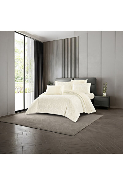 Lifestyle Chenille Super King Floral Damask All Season 6 Piece Comforter Set ...