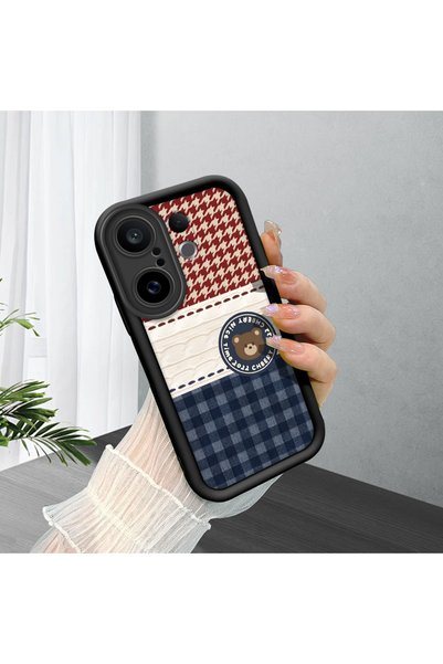 CHICASELUX Vivo X200 Fe Compatible Cute Bear Protective Case, Mix of Patterns...