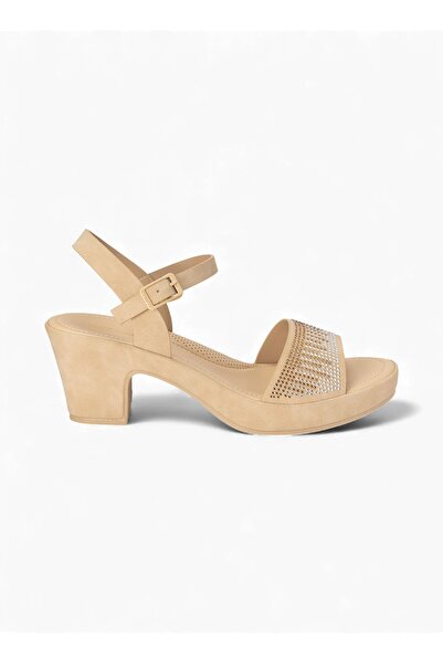 BATA Comfit Embellished Cushion Block Heel Sandals