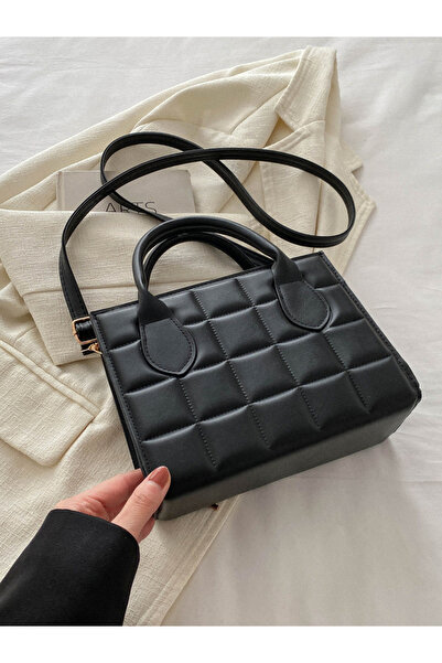 Take Two By Styli Black Quilted Shoulder Bag