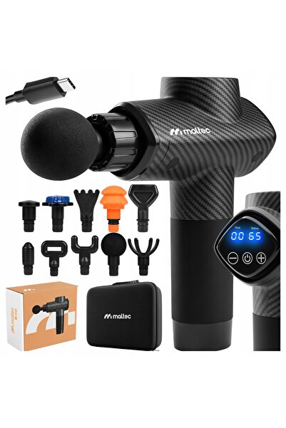 MalTec Pistol de masaj pentru spate, corp, picioare, masor, husă pentru pisto...