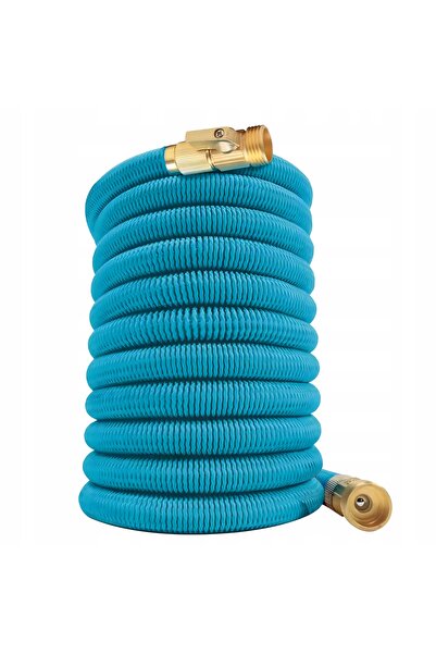Real Garden Furtun de grădină extensibil, set de udare cu pistol de stropit, 15m
