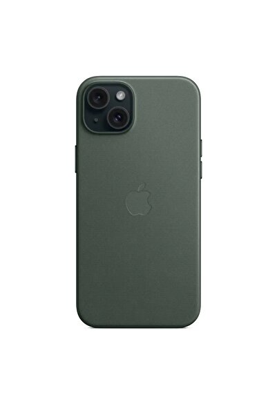 Apple Husă iPhone 15 Plus FineWoven cu MagSafe - Evergreen