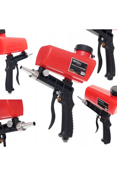 NO BRAND Pistol de sablare de 1/4 " cu duză de 9 mm pentru compresor