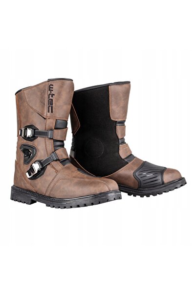 NO BRAND W-TEC QUARTZO Ghete Moto Bărbați Piele Cross Enduro Quad Mărimea 38
