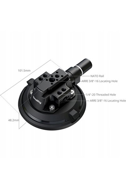 SmallRig 4122C - suport de montare cu ventuză, pentru montare pe vehicul