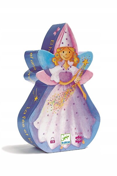 NO BRAND Puzzle textil 36 piese Lumea lui Djeco Fairy