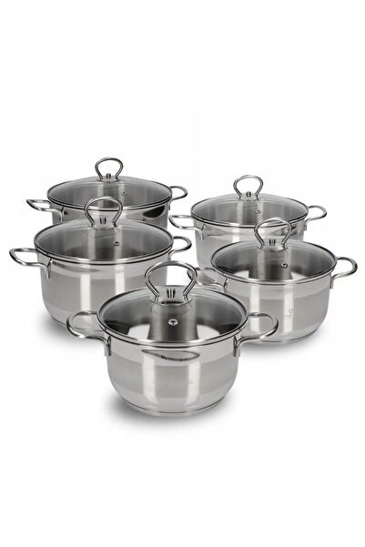 ZWIEGER Set de oale ROCCA 10 piese + Tigaie 20, 24, 28 cm + capace