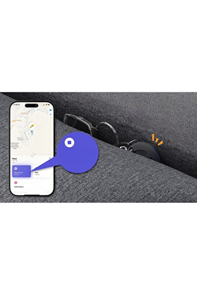 MiLi MiTag 3x tracker GPS iOS Apple BT 3x carcasă breloc pentru rucsac și chei