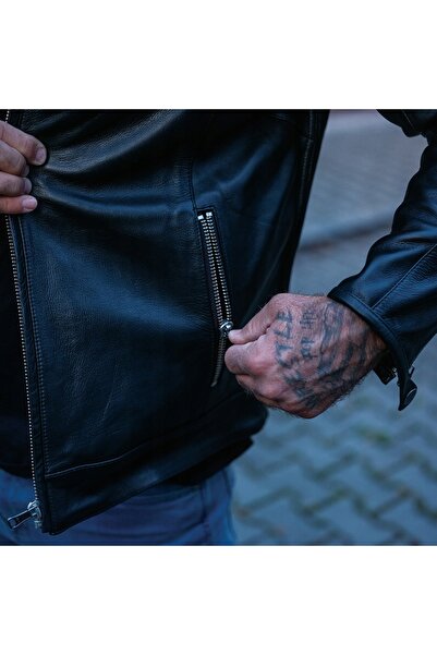 NO BRAND W-TEC ELCABRON Jachetă de motocicletă din piele, XXL