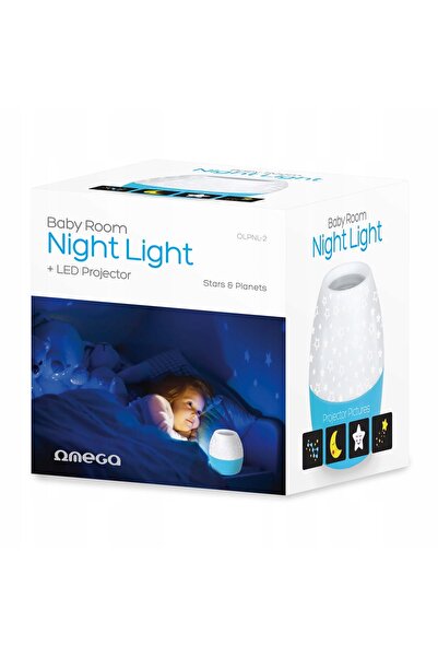 NO BRAND Proiector OMEGA LED NIGHT LIGHT – lampă de noptieră
