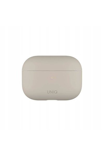 NO BRAND Husă UNIQ Lino pentru AirPods Pro din silicon, bej/beige și