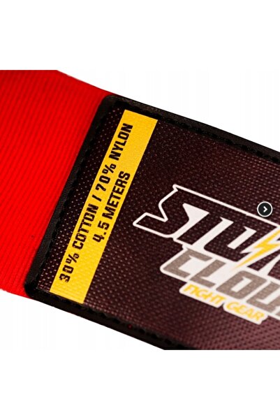 RDX Bandaje boxeri Hand Wraps Plus roșii 450 cm