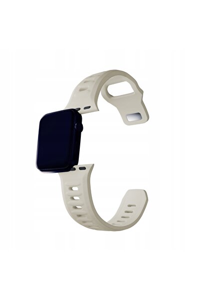 3MK Curea de ceas din silicon bej/bej pentru Apple Watch 42/44/45/49mm