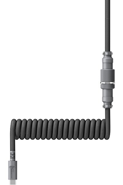 HyperX Cablu spiralat HP USB-C gri