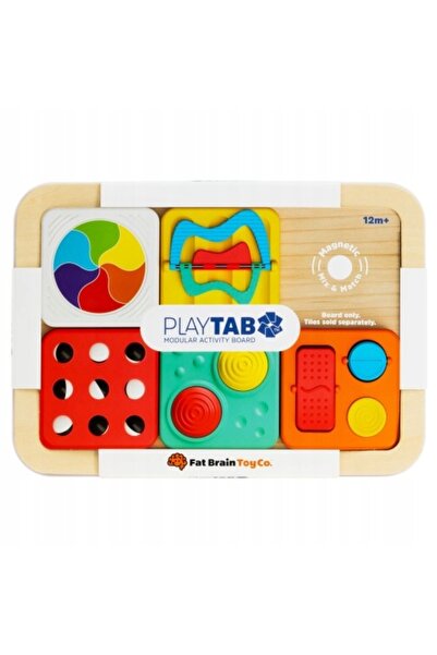 NO BRAND Bază din lemn pentru tablă senzorială PlayTab Fat Podstawka Brain Toy