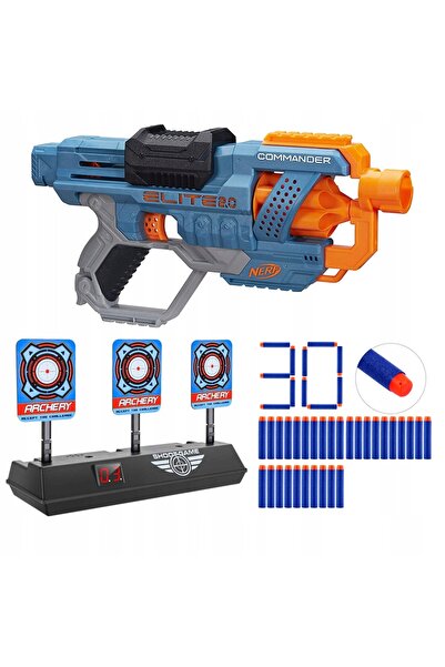 Nerf Comandant de elită + Vestă de tir + Ochelari de protecție