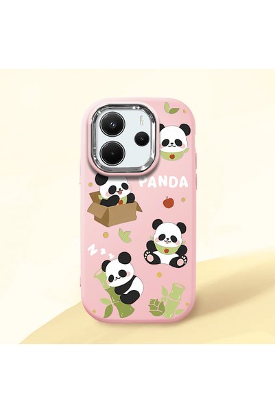 Hontinga Redmi Note 14 4g Compatible Case Camera Protector Pink Silicone Coup...