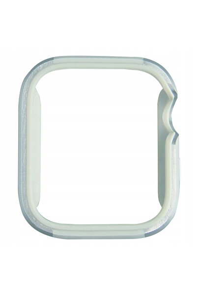 NO BRAND Carcasă UNIQ Valencia pentru Apple Watch Seria 4/5/6/SE 44mm. argintiu