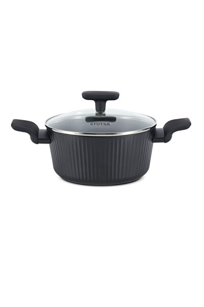 NO BRAND STUTSA VARMA Oală 2,5 L, capac 20 cm, strat antiaderent