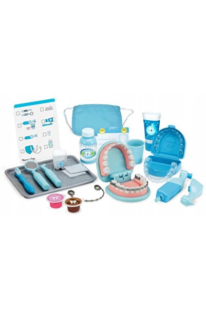Melissa & Doug Trusă dentară cu accesorii pentru dentist mic