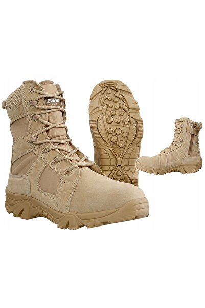 NO BRAND Bocanci tactici Texar Stinger, din piele, militari, cu fermoar later...