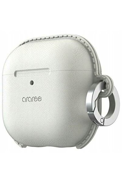 Araree Husă pentru AirPods 4 cu model din piele, rezistentă și elegantă