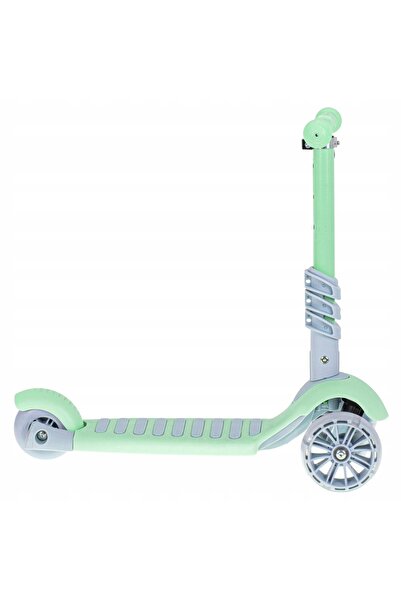 Ikonka Tricicletă 3 în 1 LED Mint Balance pentru copii cu scaun