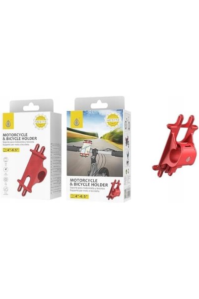 NO BRAND Suport Universal din Silicon pentru Telefon Mobil pentru Bicicletă ș...