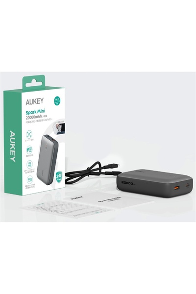 NO BRAND Powerbank AUKEY Spark Mini de 20000mAh, USB-C, USB-A, PB-Y57, ÎNCĂRC...