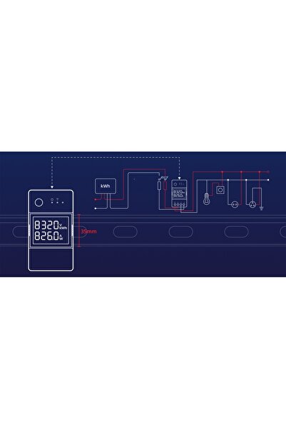 Sonoff Întrerupător WIFI cu monitorizare a curentului pentru casă, cu funcție...
