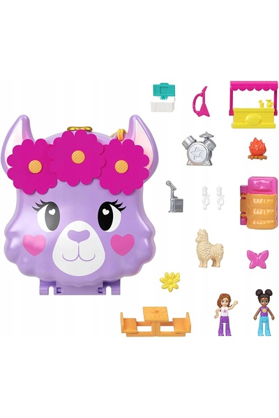 Polly Pocket Set de joacă LALKA BIWAKOWA LAMA
