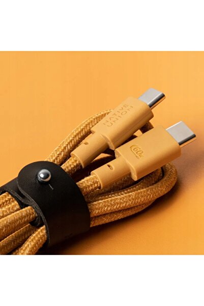 NO BRAND Cablu USB-C - USB-C, Native Union Belt, 1,2 m, PD 60W cu împletitură...