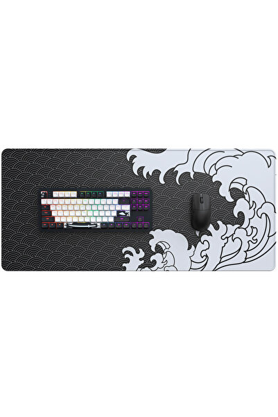 NO BRAND Tastatură Dark Project ALU87B Bushido ISO DE cu suport multilingv
