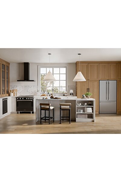 SMEG Set de cuțite alb stil anii '50 KBSF02WH (7 piese)