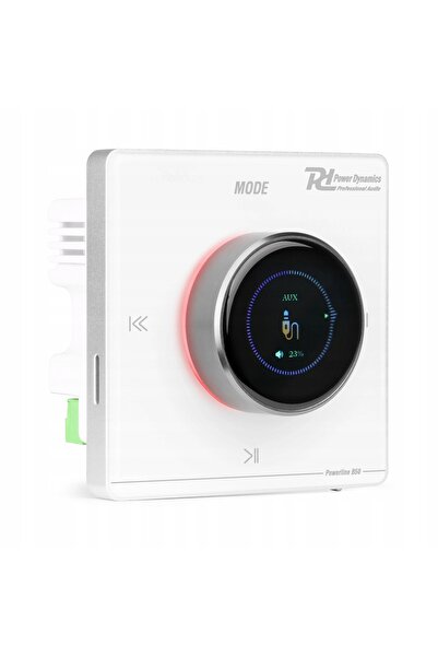 NO BRAND Amplificator Bluetooth 2x25W FM USB LCD alb montabil pe perete