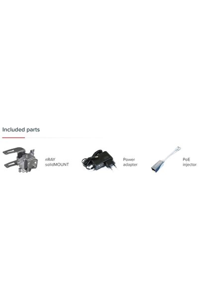 MIKROTIK Wireless Wire nRAY nRAYG-60adpair antenă CPE WiFi 60GHz PoE suport